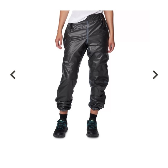 Columbia Titanium Women’s OutDry Extreme Wyldwood Rain Pants Black NWT size 3XL - Picture 4 of 16